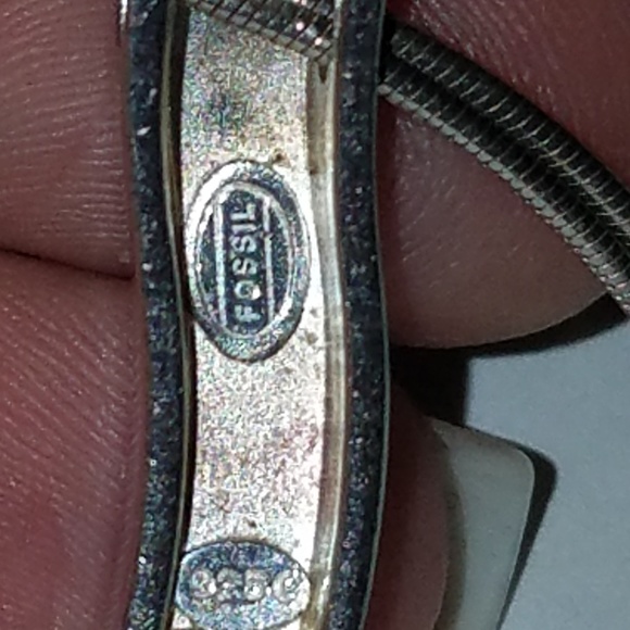 Sterling silver Fossil Pendant and necklace - Picture 5 of 5